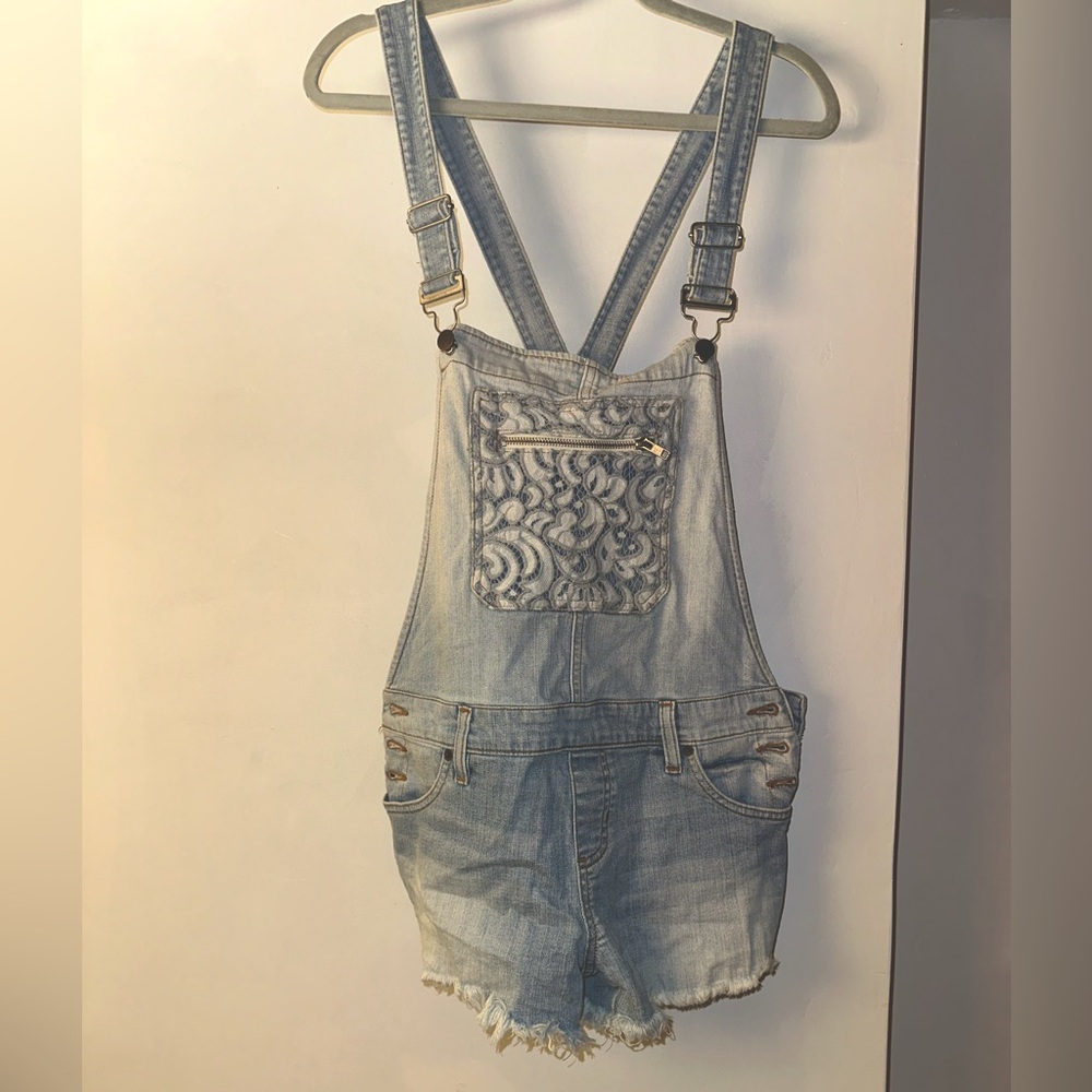 Guess denim overalls